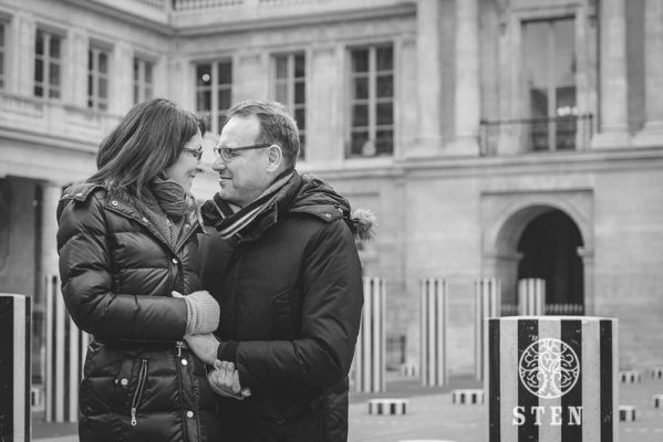 Couple, engagement, Buren, Paris